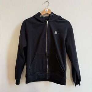 Cult of Individuality Charcoal Zip-Up Hoodie